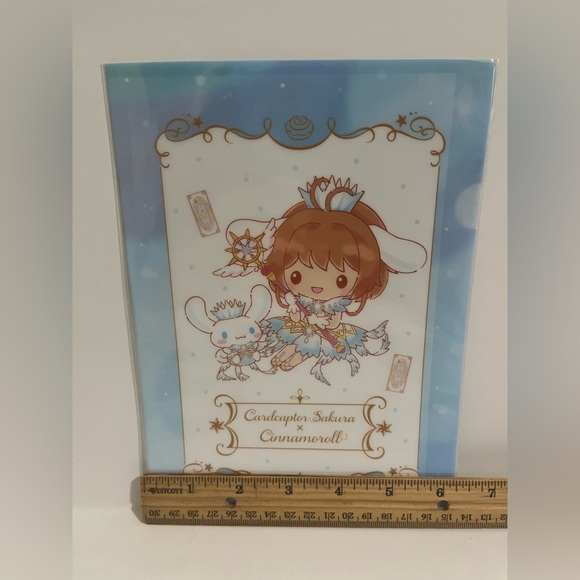 Cardcaptor Sakura x Cinnamoroll Single Pocket Size A5 Folder - Picture 4 of 4